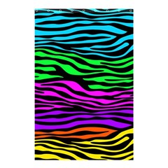 Colorful Zebra Shower Curtain 48  X 72  (small)  by Angelandspot