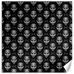 Grey Aliens Extraterrestrials Ufo Faces Canvas 16  X 16  by SpinnyChairDesigns