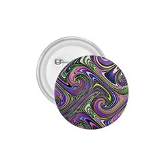 Abstract Art Purple Swirls Pattern 1.75  Buttons