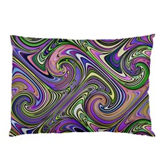 Abstract Art Purple Swirls Pattern Pillow Case