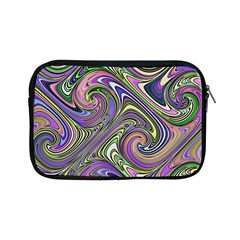 Abstract Art Purple Swirls Pattern Apple iPad Mini Zipper Cases