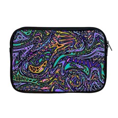 Multicolored Abstract Art Pattern Apple Macbook Pro 17  Zipper Case by SpinnyChairDesigns