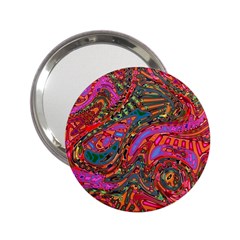 Abstract Art Multicolored Pattern 2 25  Handbag Mirrors by SpinnyChairDesigns