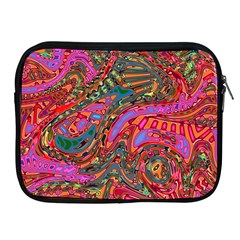 Abstract Art Multicolored Pattern Apple Ipad 2/3/4 Zipper Cases by SpinnyChairDesigns