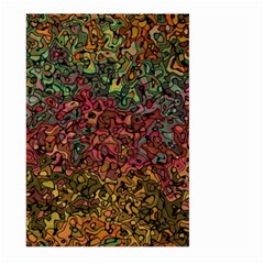 Stylish Fall Colors Camouflage Large Garden Flag (two Sides) by SpinnyChairDesigns