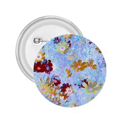 Cosmos Flowers Ligh Blue 2 25  Buttons