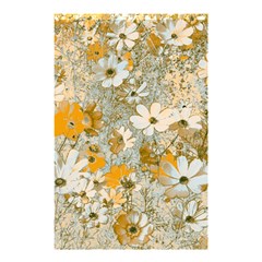 Cosmos Flowers Sepia Color Shower Curtain 48  X 72  (small) 