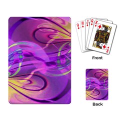 Infinity Painting Purple Playing Cards Single Design (rectangle) by DinkovaArt