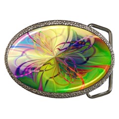  Rainbow Painting Patterns 1 Belt Buckles by DinkovaArt