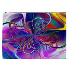 Rainbow Painting Pattern 2 Cosmetic Bag (xxl)