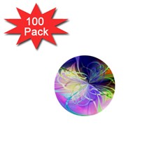 Rainbow Painting Patterns 3 1  Mini Buttons (100 Pack)  by DinkovaArt