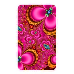 Abstract Pink Gold Floral Print Pattern Memory Card Reader (rectangular) by SpinnyChairDesigns