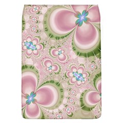 Pastel Pink Abstract Floral Print Pattern Removable Flap Cover (L)