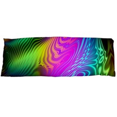 Psychedelic Swirl Trippy Abstract Art Body Pillow Case (dakimakura) by SpinnyChairDesigns