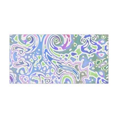 Colorful Pastel Floral Swirl Watercolor Pattern Yoga Headband by SpinnyChairDesigns