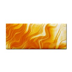 Gold Flames Pattern Hand Towel