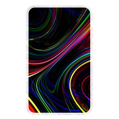 Neon Glow Lines On Black Memory Card Reader (rectangular) by SpinnyChairDesigns