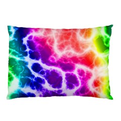 Colorful Tie Dye Pattern Texture Pillow Case (two Sides) by SpinnyChairDesigns