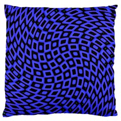 Abstract Black And Purple Checkered Pattern Standard Flano Cushion Case (two Sides)