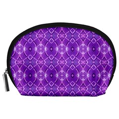 Geometric Galaxy Pattern Print Accessory Pouch (large) by dflcprintsclothing
