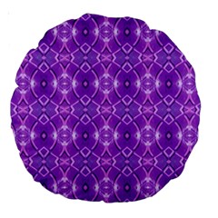 Geometric Galaxy Pattern Print Large 18  Premium Round Cushions by dflcprintsclothing