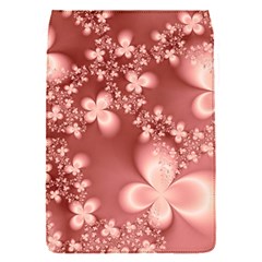 Tea Rose Colored Floral Pattern Removable Flap Cover (s) by SpinnyChairDesigns