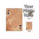 Coral Peach Intricate Swirls Pattern Playing Cards 54 Designs (Mini) Front - ClubA