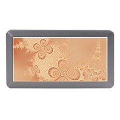 Coral Peach Intricate Swirls Pattern Memory Card Reader (mini) by SpinnyChairDesigns