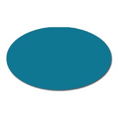 Mosaic Blue Pantone Solid Color Oval Magnet by FlagGallery