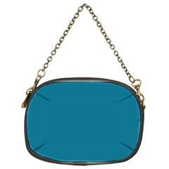 Mosaic Blue Pantone Solid Color Chain Purse (two Sides) by FlagGallery