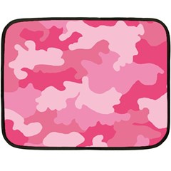 Camo Pink Fleece Blanket (mini) by MooMoosMumma