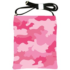 Camo Pink Shoulder Sling Bag by MooMoosMumma