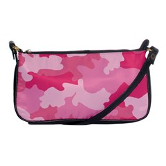 Camo Pink Shoulder Clutch Bag by MooMoosMumma