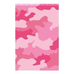 Camo Pink Shower Curtain 48  X 72  (small)  by MooMoosMumma