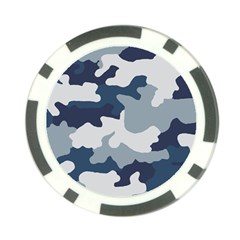 Camo Blue Poker Chip Card Guard (10 Pack)