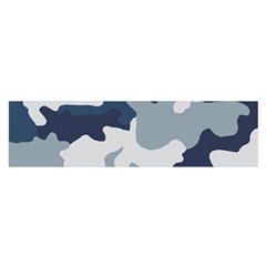 Camo Blue Satin Scarf (oblong) by MooMoosMumma