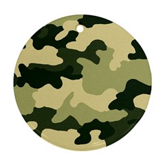 Camo Green Ornament (round) by MooMoosMumma