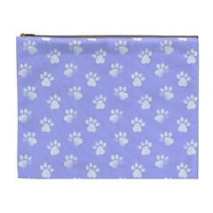 Animal Cat Dog Paw Prints Pattern Cosmetic Bag (xl) by SpinnyChairDesigns