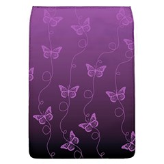 Purple Butterflies Pattern Removable Flap Cover (l) by SpinnyChairDesigns