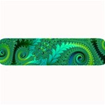 Green Floral Fern Swirls and Spirals Large Bar Mats 32 x8.5  Bar Mat