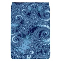 Blue Floral Fern Swirls And Spirals  Removable Flap Cover (s) by SpinnyChairDesigns