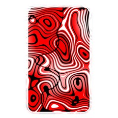 Black Red White Abstract Stripes Memory Card Reader (rectangular) by SpinnyChairDesigns