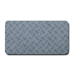 Grey Diamond Plate Metal Texture Medium Bar Mats by SpinnyChairDesigns
