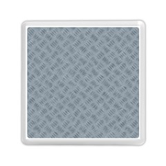 Grey Diamond Plate Metal Texture Memory Card Reader (square) by SpinnyChairDesigns