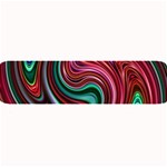 Red Green Swirls Large Bar Mats 32 x8.5  Bar Mat