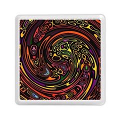 Abstract Tribal Swirl Memory Card Reader (square) by SpinnyChairDesigns