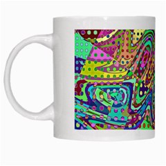 Ugliest Pattern In The World White Mugs by SpinnyChairDesigns