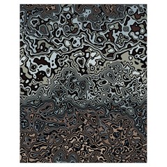 Urban Camouflage Black Grey Brown Drawstring Bag (Small)