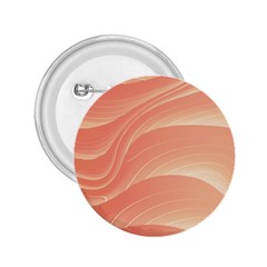 Coral Peach Swoosh 2 25  Buttons