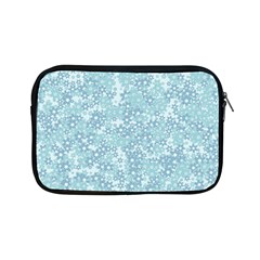 Light Blue Wildflowers Apple Ipad Mini Zipper Cases by SpinnyChairDesigns